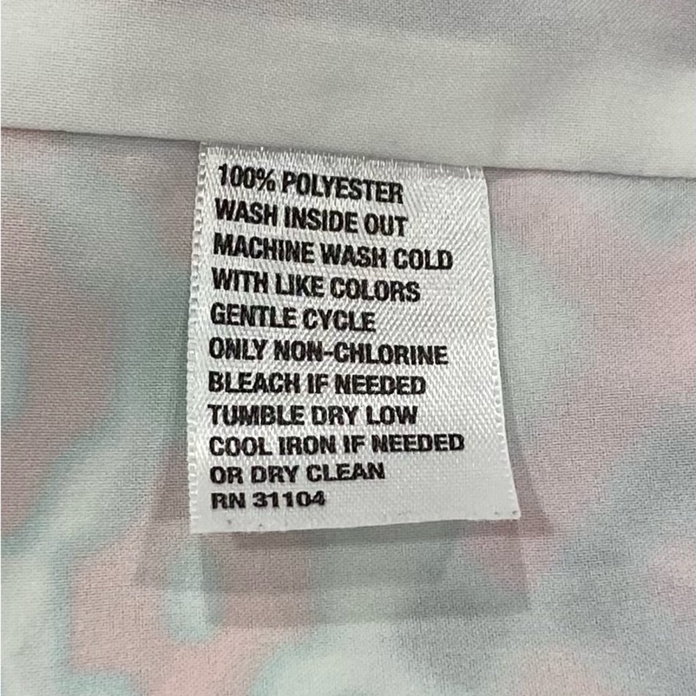 Crown & Ivy Women’s Green and Pink Geometric Print Shift Dress 24W - Picture 6 of 12